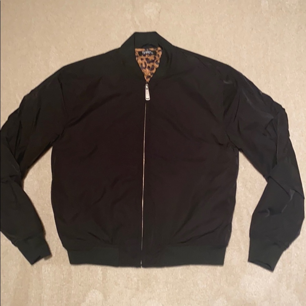 TNA Black Bomber Jacket